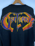 Vintage Obituary World Demise Bootleg Sweater