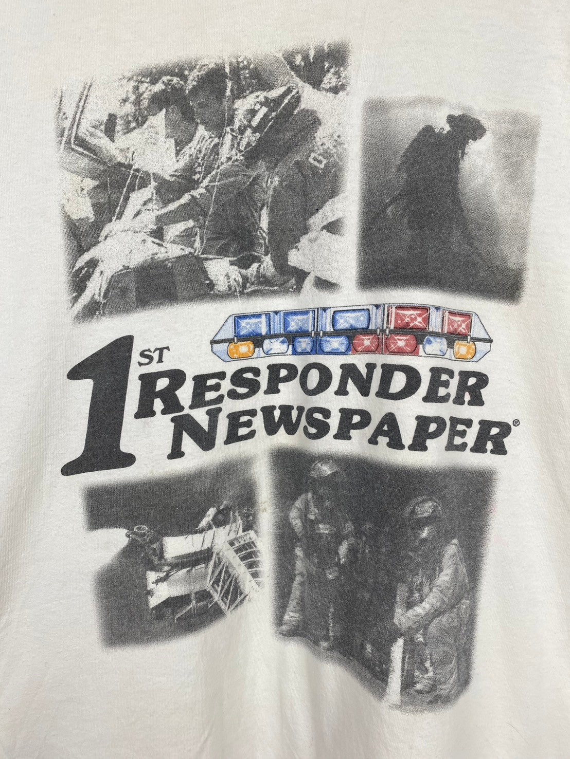 Vintage 1st Responder Newspaper T-Shirts DO283