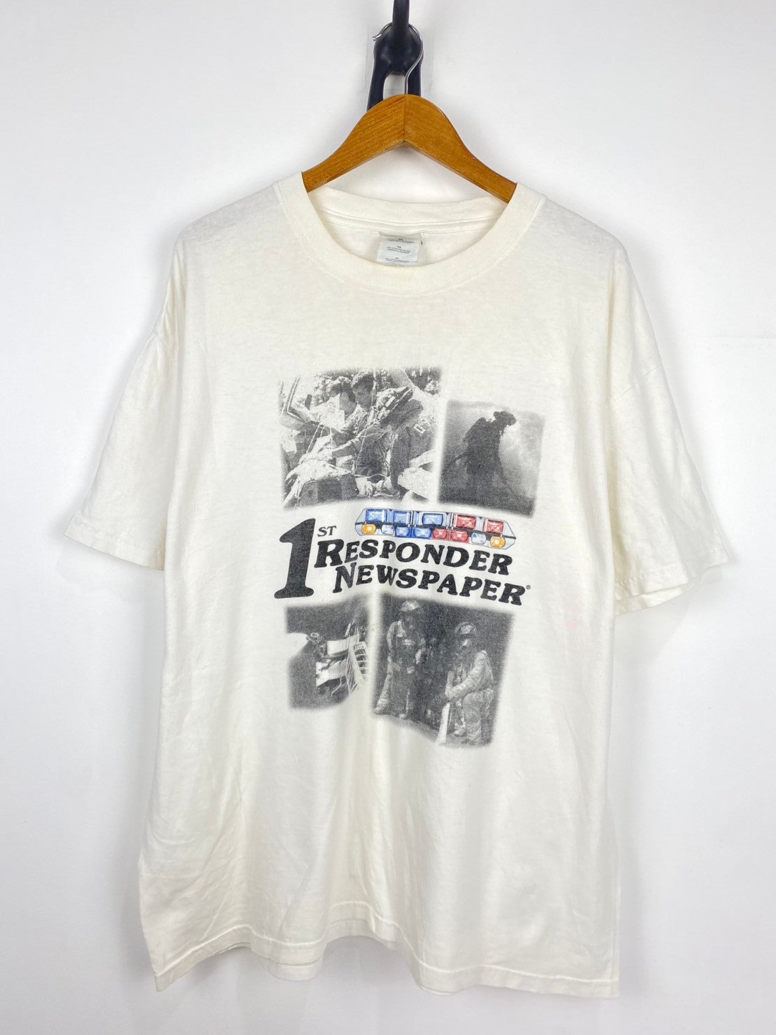 Vintage 1st Responder Newspaper T-Shirts DO283