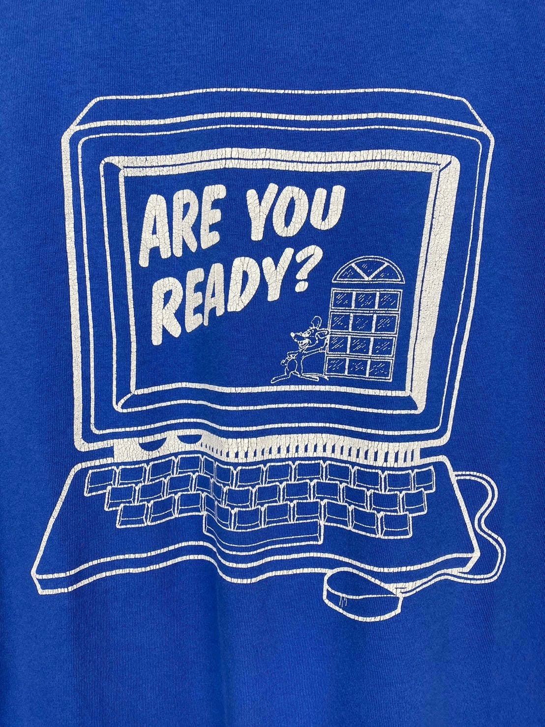 Vintage TIFTM Are You Ready? T-Shirts DO219