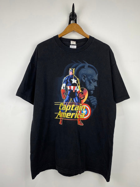 Vintage Captain America Marvel Comics T-Shirts DAT459