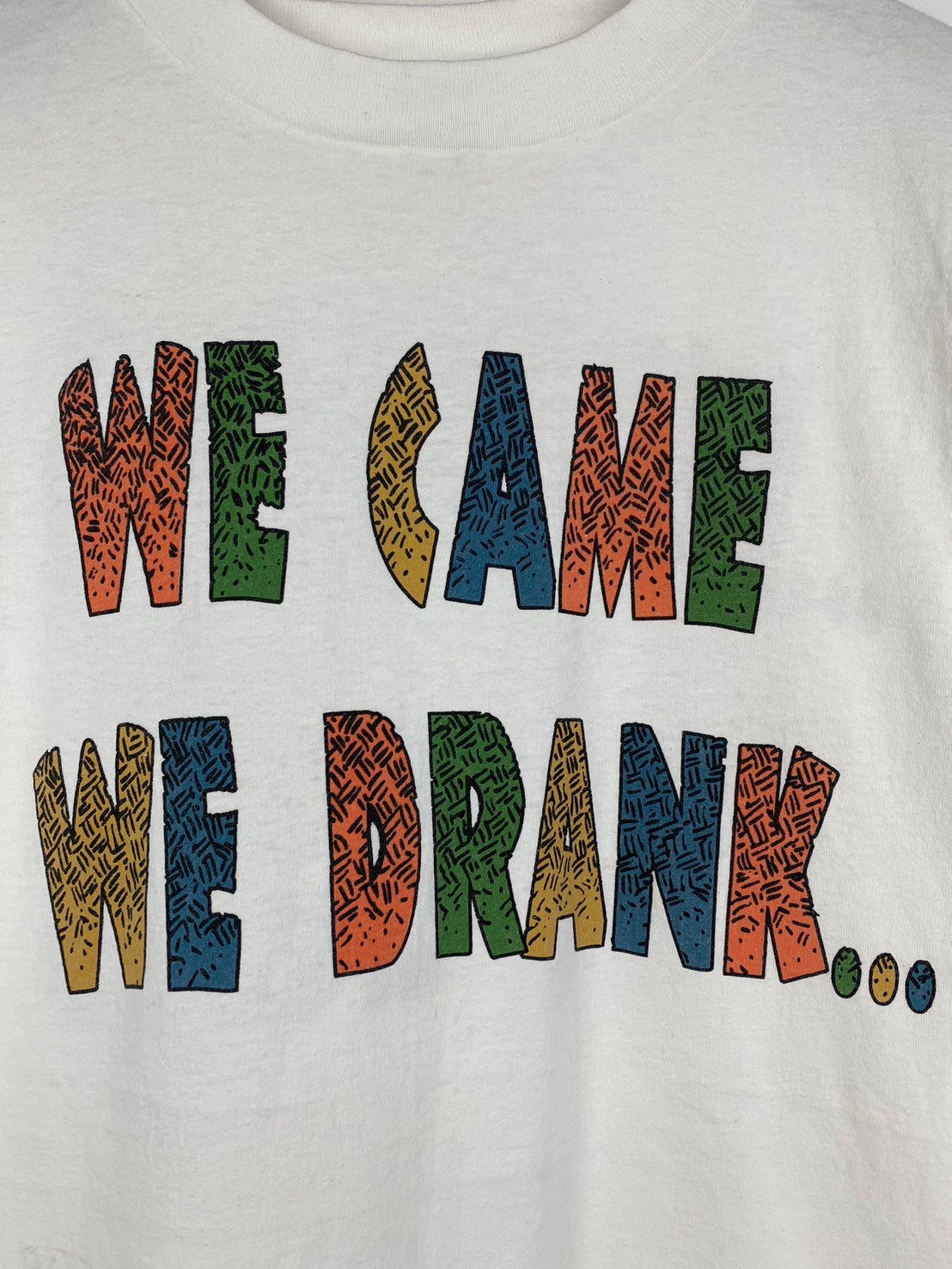 Vintage We Came We Drank T-Shirts DO136