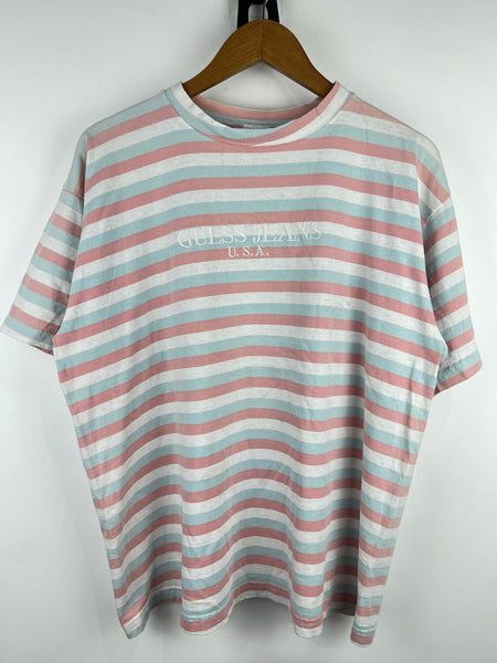 Vintage Guess Jeans Striped T-Shirts