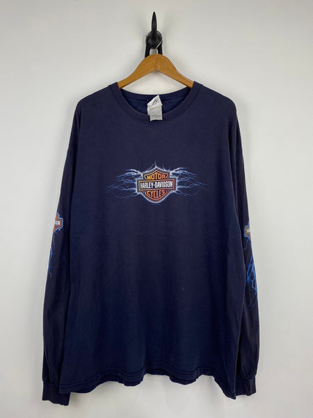 Vintage Harley Division Thunder Long Sleeves Tees DAT386