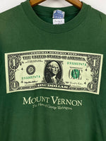 Vintage Mount Vernon Dollar Bill T-Shirts DAT373